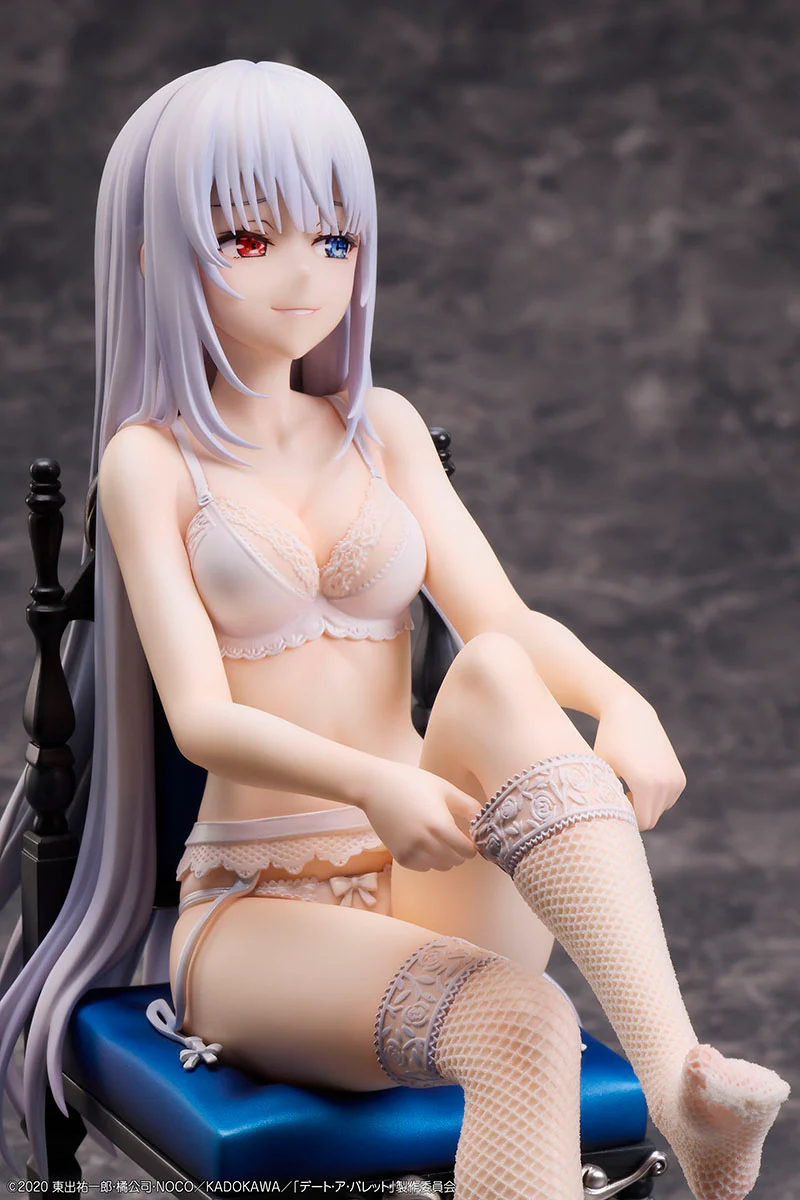 [Set of 2] Scaled Figure 1/7 Tokisaki Kurumi & White Queen - Lingerie Ver. Date A Live By Design COCO