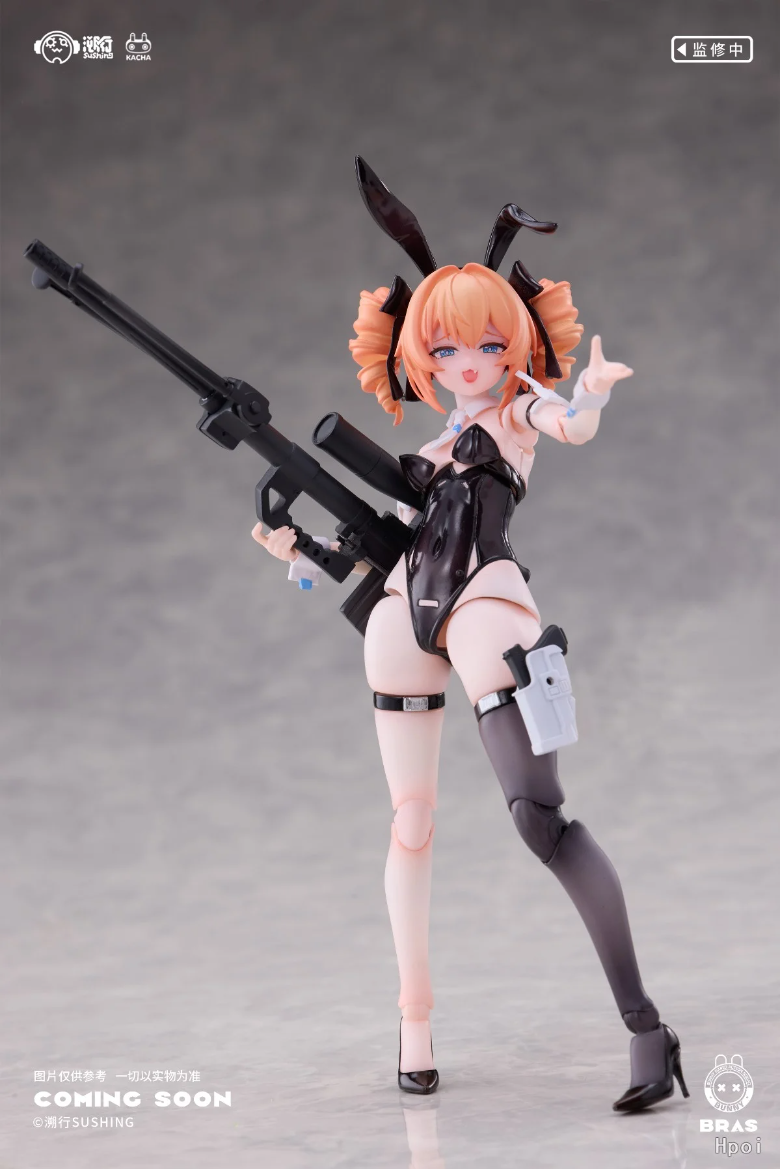 Bunny Rapid Action Squad 1/12 Action Figure Sniper Leoni By Sushing