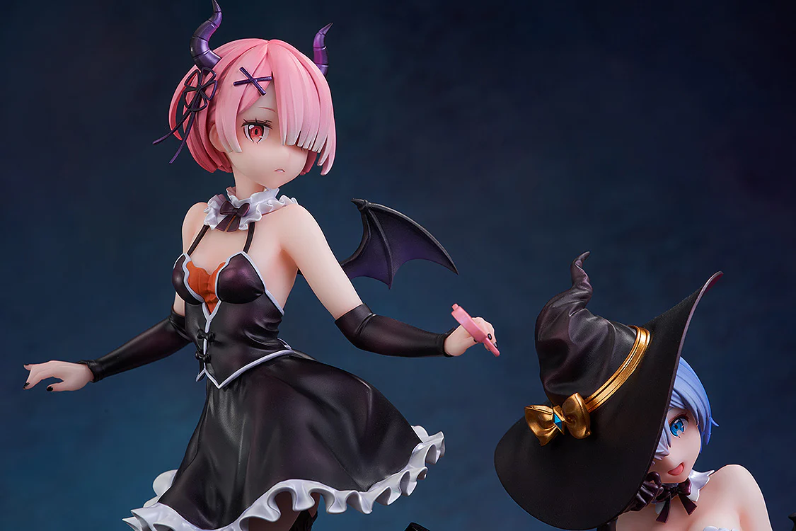 Scaled Figure 1/7 AniMester x KDColle Ram - Phantom Night Wizard Ver. Re:Zero Kara Hajimeru Isekai Seikatsu By KADOKAWA