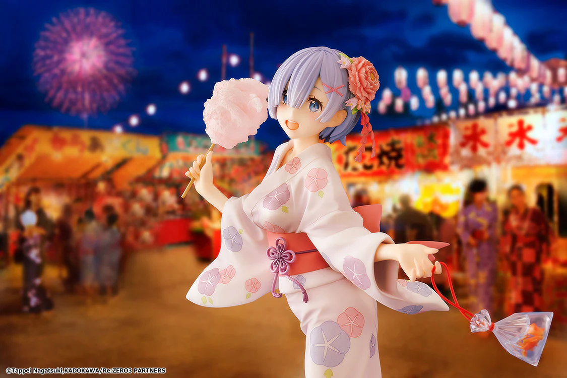 Scaled Figure 1/7 Rem - Yukata Ver. Re:Zero Kara Hajimeru Isekai Seikatsu (Re-Release) By KADOKAWA
