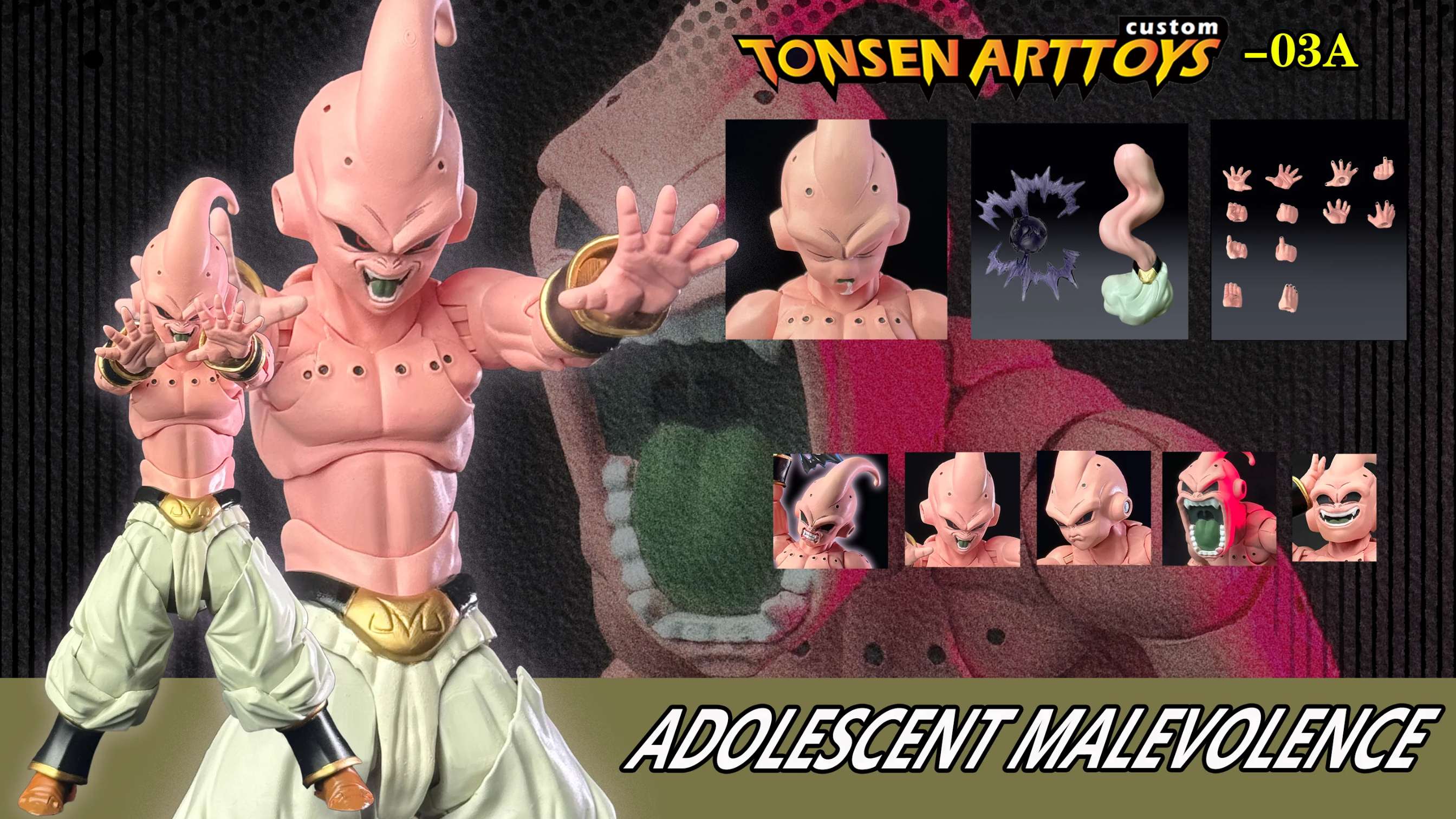 [READY STOCK ITEM] SHF 1/12 KID BHU / KID BOO ADOLESCENT MALEVOLENCE (VERSION 03A) By TONSEN ARTTOYS