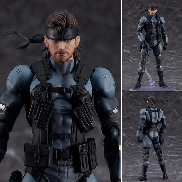 figma Solid Snake - MGS2 Ver. Updated Edition Metal Gear Solid By Max Factory