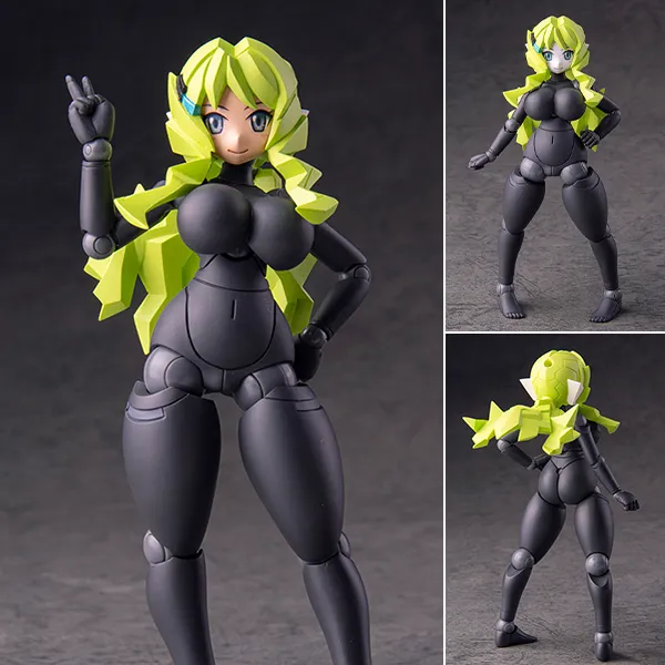 Action Figure Polynian FLL Kelly / Rnia - Black Fresh Ver. Robot Neoanthropinae Polynian By Daibadi Production