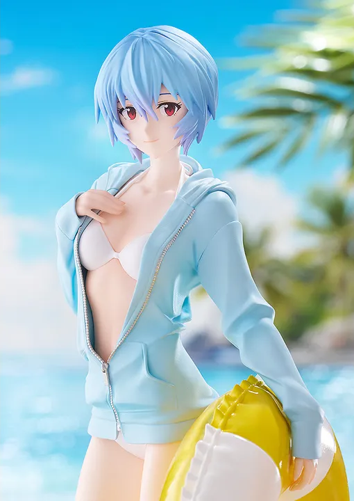 Pop Up Parade L Figure Ayanami Rei - Beach Queen Ver. Evangelion By Good Smile Company