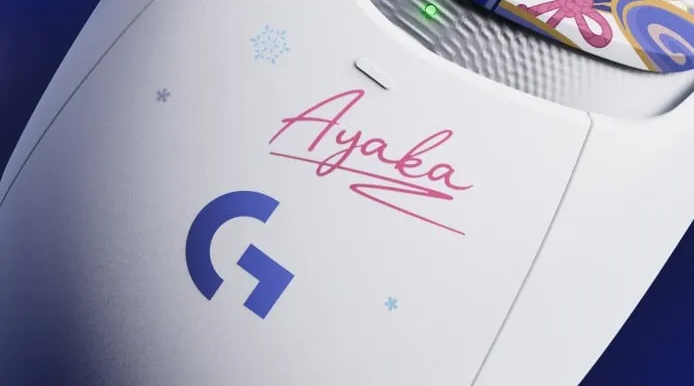 Kamisato Ayaka Special Model Genshin Impact x Logitech G309 Wireless Gaming Mouse By Logitech