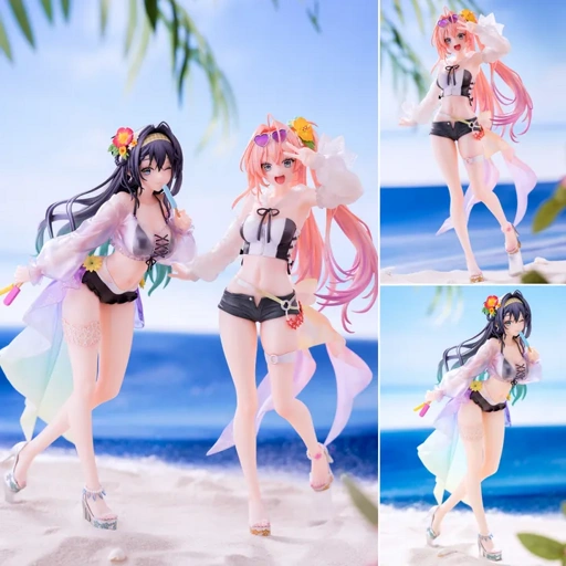Image of [Set of 2] PVC Figure 1/7 Ruana & Riana - Illustration by Riichu By Lemoe Figure