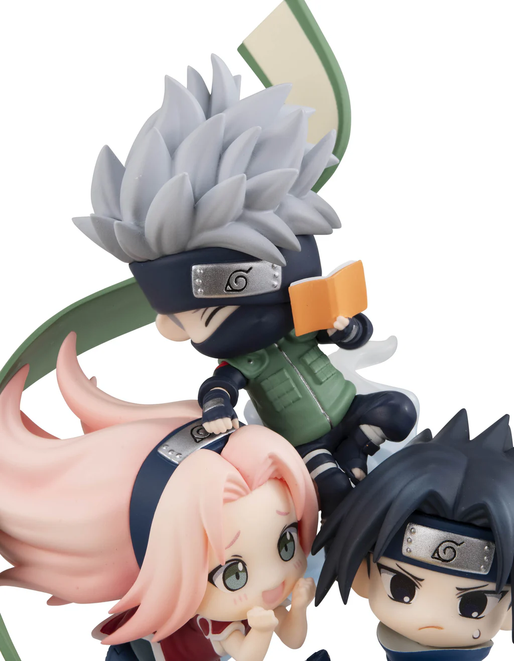 [With Bonus] FigUnity Figure Team 7 Hatake Kakashi, Uzumaki Naruto, Uchiha Sasuke, Haruno Sakura - Naruto Shippuden (13cm) By MegaHouse