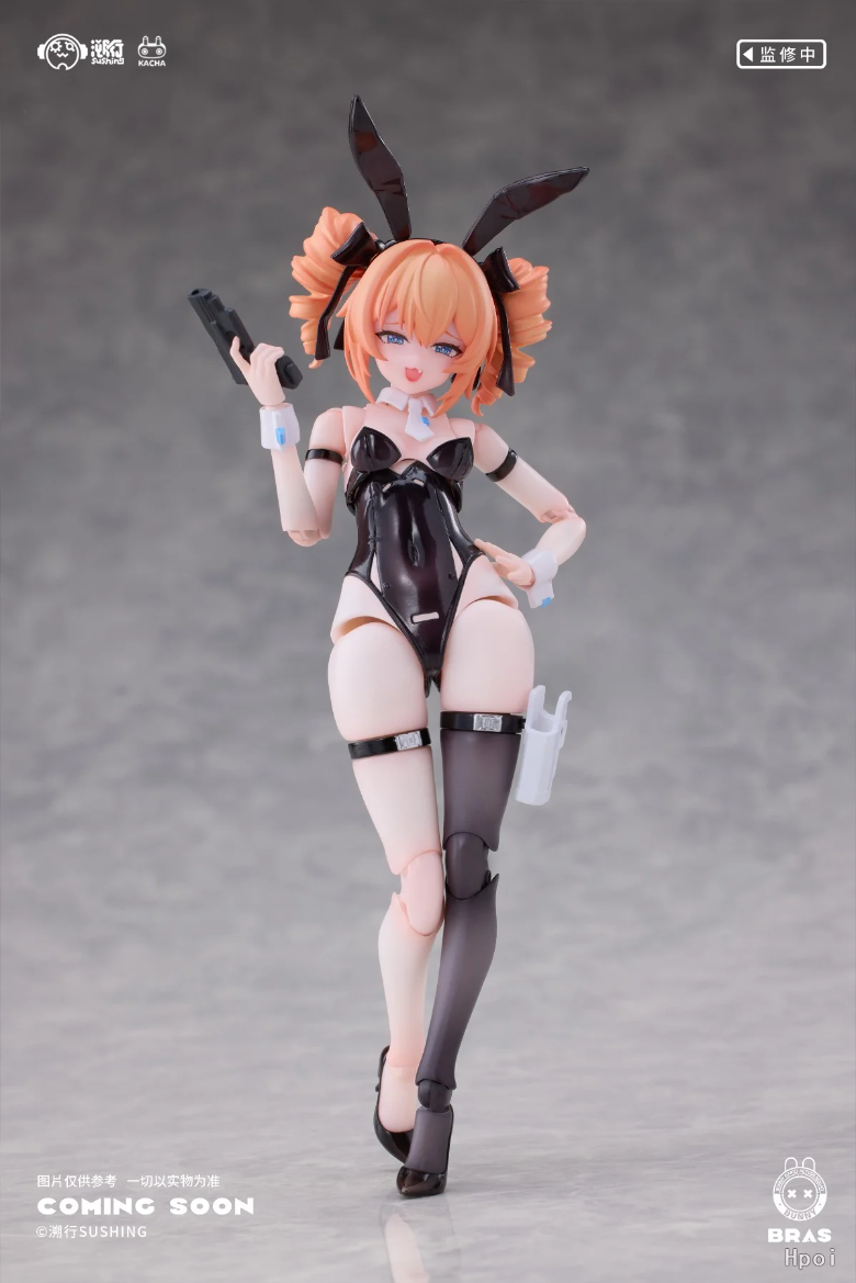 Bunny Rapid Action Squad 1/12 Action Figure Sniper Leoni By Sushing