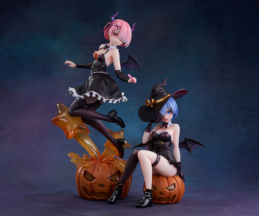 Scaled Figure 1/7 AniMester x KDColle Ram - Phantom Night Wizard Ver. Re:Zero Kara Hajimeru Isekai Seikatsu By KADOKAWA