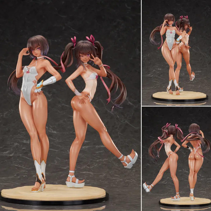[Set of 2] Scaled Figure 1/6 Adult & Young Yukikaze - Swimsuit Ver. Taimanin RPGX By Magi Arts