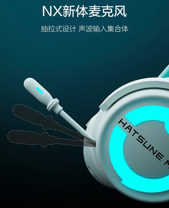 Limited Edition Cat Ear Wireless Headphone YOWU x Hatsune Miku - Vocaloid By Moeyu