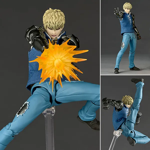 [With Bonus] Revoltech Amazing Yamaguchi Genos - One Punch Man By Kaiyodo