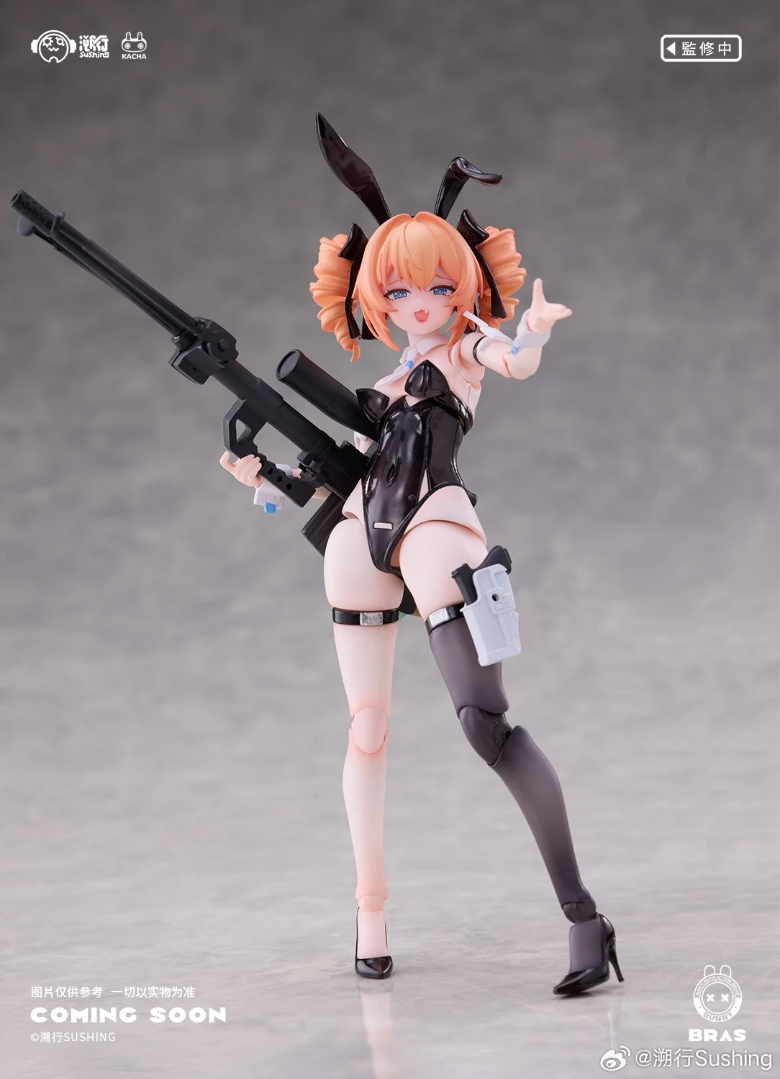 Bunny Rapid Action Squad 1/12 Action Figure Sniper Leoni By Sushing