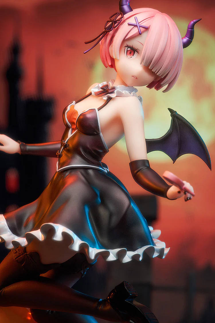 Scaled Figure 1/7 AniMester x KDColle Ram - Phantom Night Wizard Ver. Re:Zero Kara Hajimeru Isekai Seikatsu By KADOKAWA