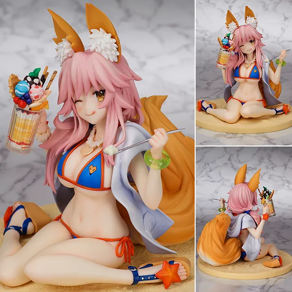Non-Scale Figure Lancer Tamamo no Mae - Swimsuit Ver. Fate/Grand Order (16cm) By FLARE