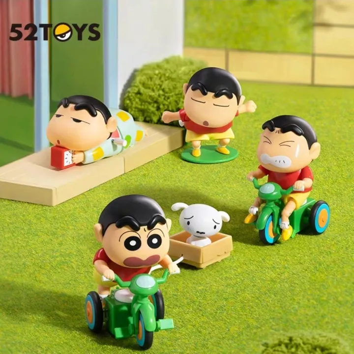[Set of 4] Crayon Shin-chan Dynamic Shin-Life Series Blind Box Figures By 52Toys