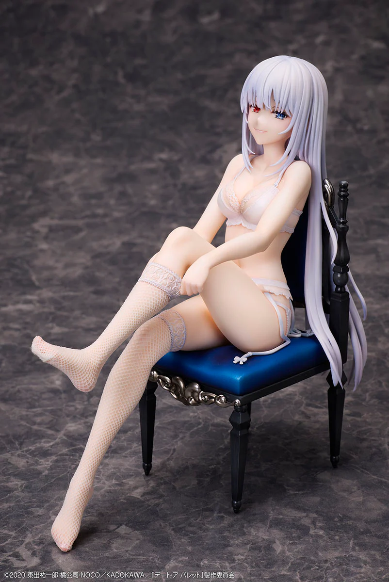 [Set of 2] Scaled Figure 1/7 Tokisaki Kurumi & White Queen - Lingerie Ver. Date A Live By Design COCO