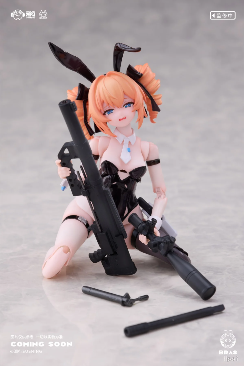 Bunny Rapid Action Squad 1/12 Action Figure Sniper Leoni By Sushing