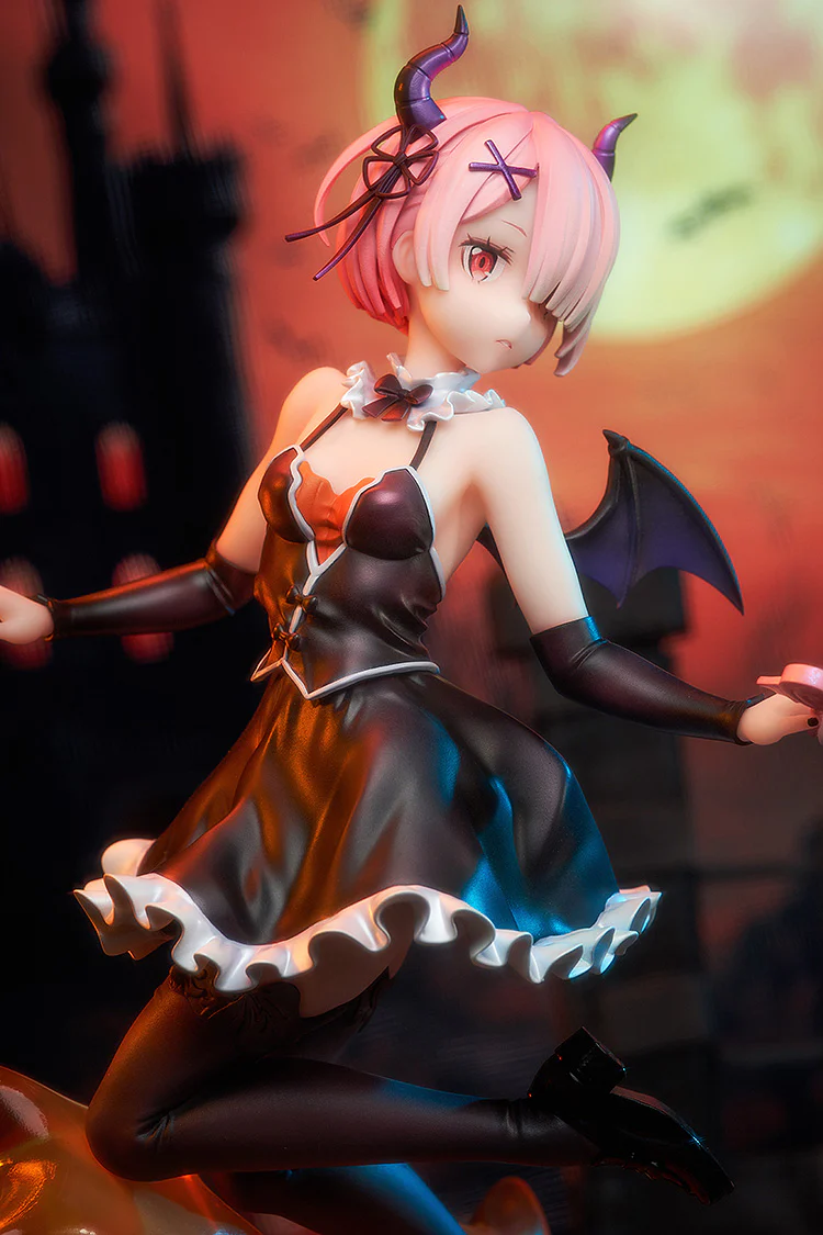 Scaled Figure 1/7 AniMester x KDColle Ram - Phantom Night Wizard Ver. Re:Zero Kara Hajimeru Isekai Seikatsu By KADOKAWA