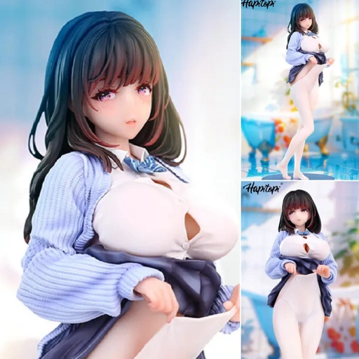 Image of Scaled Figure 1/6 Bathroom Sister (Chasing Eyes & Temperature Sensation) - Illustration by Hitomio By Hapitopi