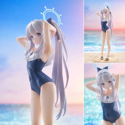 Image of Scaled Figure 1/7 Tsukiyuki Miyako - Swimsuit / Memorial Lobby Ver. Blue Archive By Good Smile Company