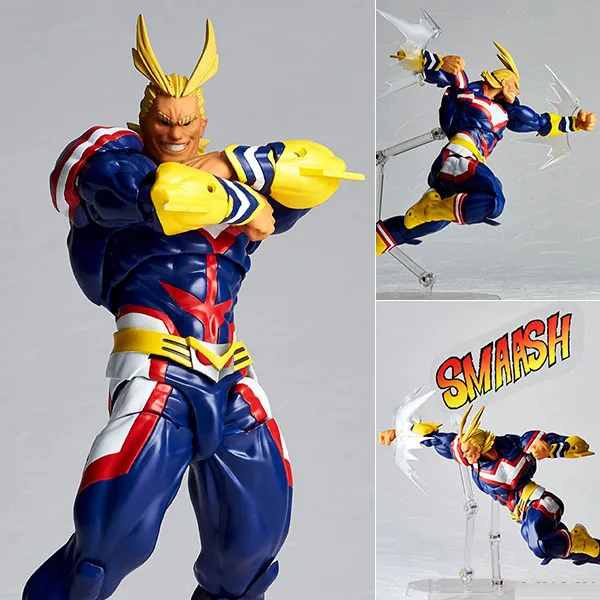 [READY STOCK ITEM] (Kondisi Bekas) Revoltech Amazing Yamaguchi No. 19 All Might By Takara Tomy