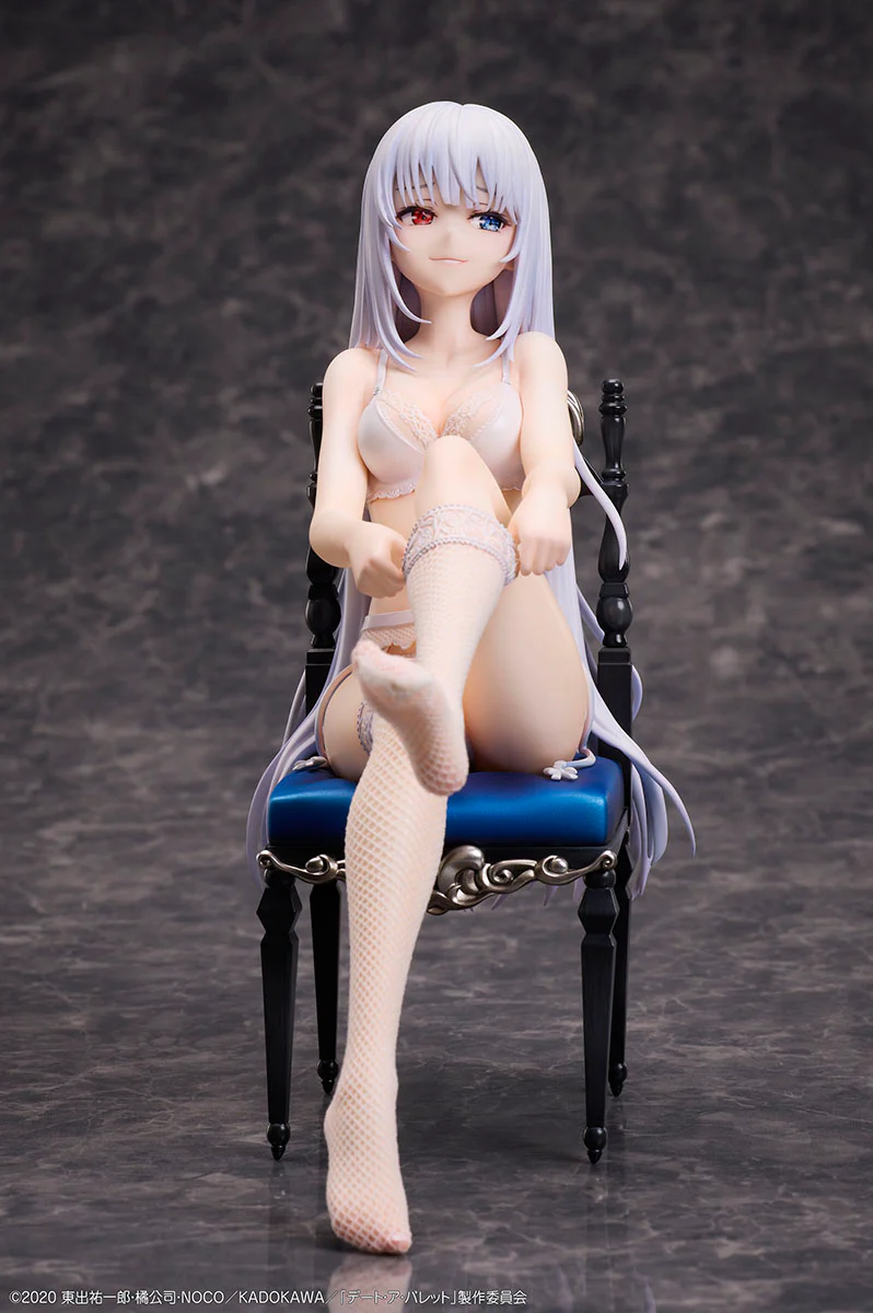 [Set of 2] Scaled Figure 1/7 Tokisaki Kurumi & White Queen - Lingerie Ver. Date A Live By Design COCO
