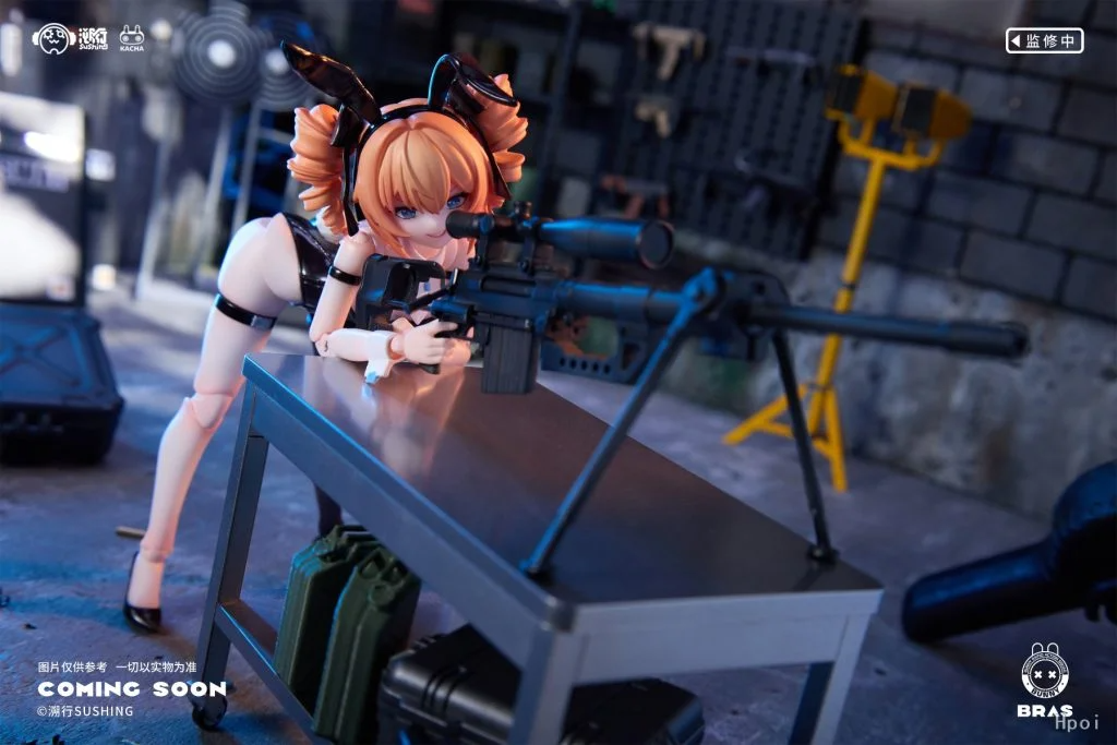 Bunny Rapid Action Squad 1/12 Action Figure Sniper Leoni By Sushing
