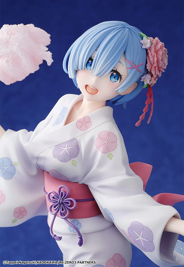 Scaled Figure 1/7 Rem - Yukata Ver. Re:Zero Kara Hajimeru Isekai Seikatsu (Re-Release) By KADOKAWA