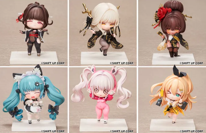 [Set of 6] SD Mini Figure Blind Box Goddess of Victory: NIKKE Collection Series (10cm) By Hobby Sakura