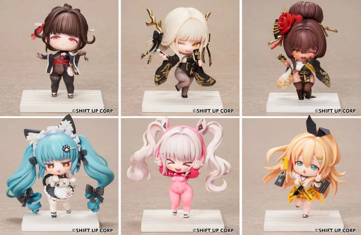 [Set of 6] SD Mini Figure Blind Box Goddess of Victory: NIKKE Collection Series (10cm) By Hobby Sakura