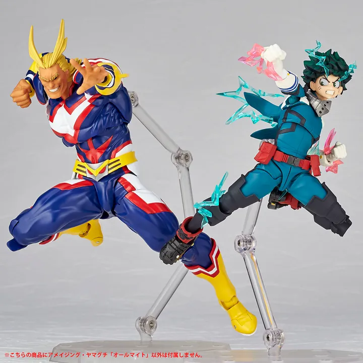 [READY STOCK ITEM] (Kondisi Bekas) Revoltech Amazing Yamaguchi No. 19 All Might By Takara Tomy