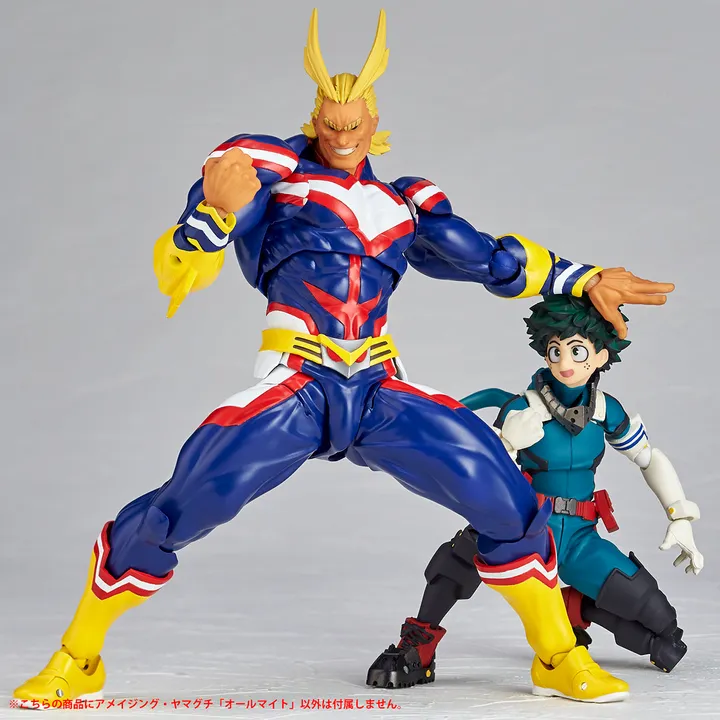 [READY STOCK ITEM] (Kondisi Bekas) Revoltech Amazing Yamaguchi No. 19 All Might By Takara Tomy
