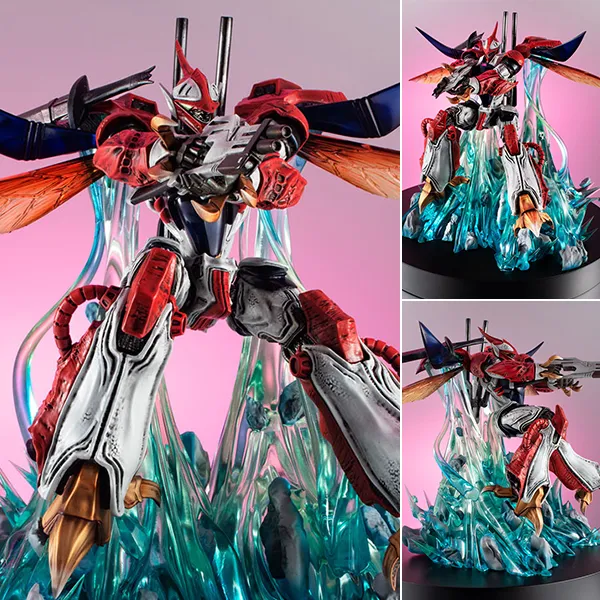Real Posing Robots Figure Billbine - Aura Battler Dunbine By MegaHouse