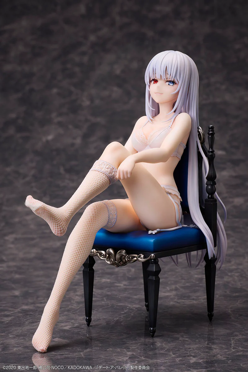 [Set of 2] Scaled Figure 1/7 Tokisaki Kurumi & White Queen - Lingerie Ver. Date A Live By Design COCO