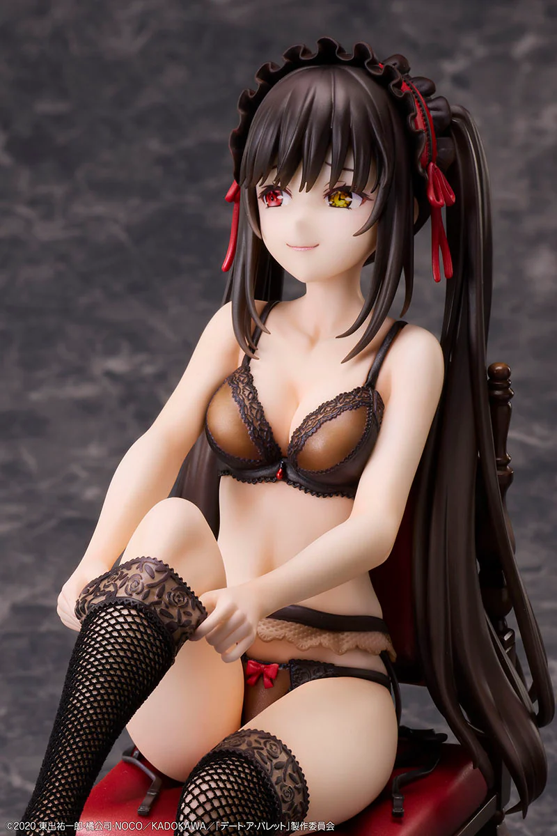 [Set of 2] Scaled Figure 1/7 Tokisaki Kurumi & White Queen - Lingerie Ver. Date A Live By Design COCO
