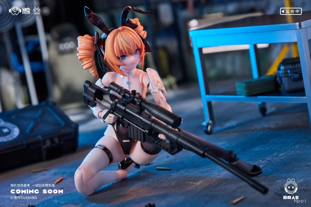Bunny Rapid Action Squad 1/12 Action Figure Sniper Leoni By Sushing