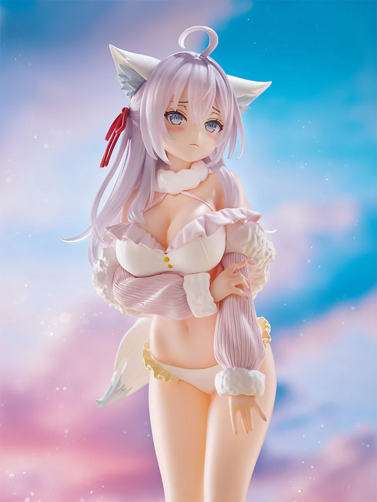 TENITOL TALL Anime Figure Alya / Alisa Mikhailovna Kujou - White Fox Ver. Tokidoki Bosotto Roshiago de Dereru Tonari no Alya-san By FuRyu