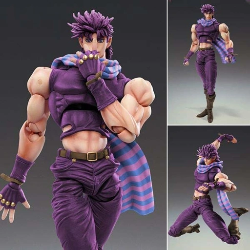Image of Super Action Statue Figure Joseph Joestar Third - Jojo's Bizarre Adventure By Medicos Entertainment