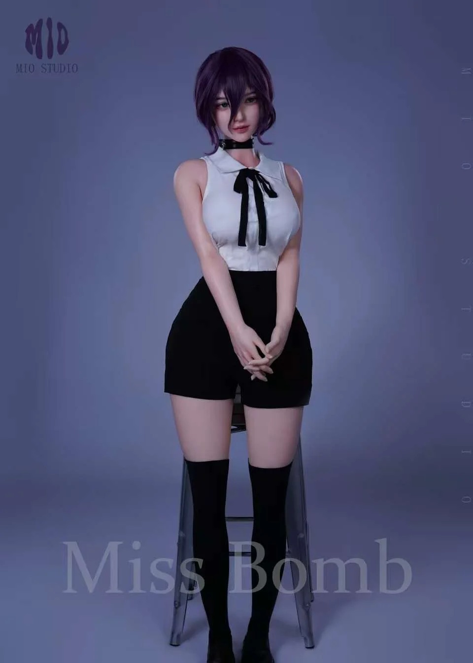 Silicone Action Figure Miss Bomb Reze - Chainsaw Man By Mio Studio