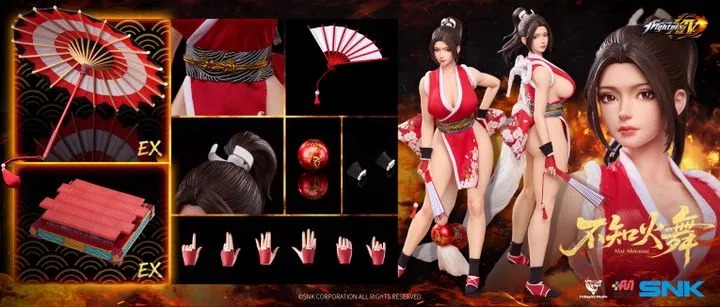 Action Figure 1/6 Shiranui Mai Deluxe Version - The King of Fighters By TriEagles Studio