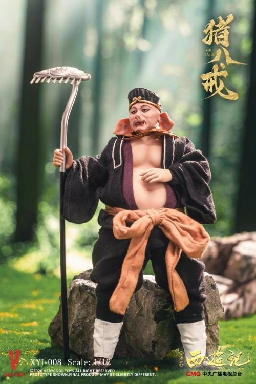 Image of Action Figure 1/12 Zhu Bajie - Journey to the West (1986) 40th Anniversary Collector's Edition By Very Cool