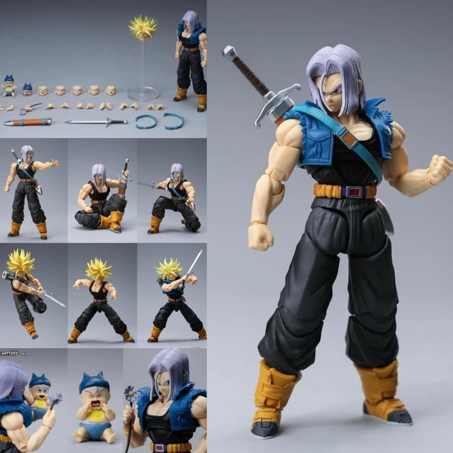[READY STOCK ULTRA LIMITED ITEM] Action Figure 1/12 (Not SHF S.H.Figuarts) Trunks Unbound Wrath Warped Vengeance A Ver. - Dragonball Z By Tonsen Art Toys