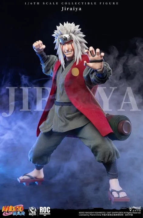 Action Figure 1/6 Jiraiya - Naruto Shippuden ROC019 By Rocket Toys