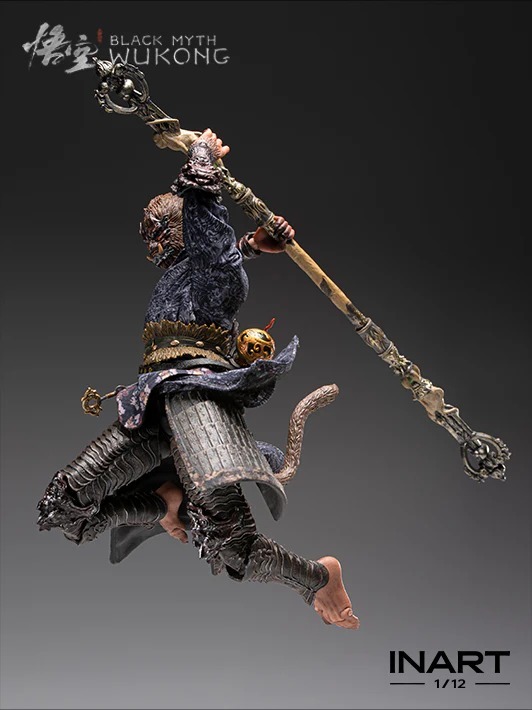Action Figure 1/12 Sun Go Kong The Destined One Bronze Armor Set Ver. - Black Myth: Wukong By INART