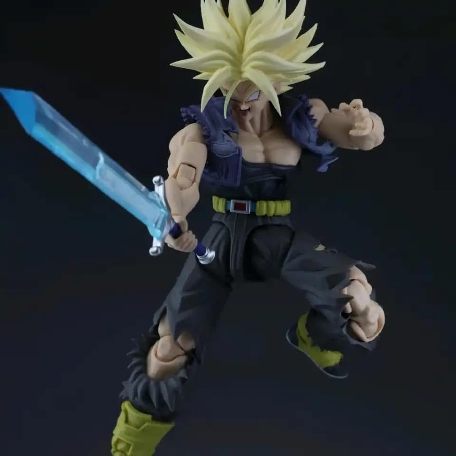 [READY STOCK ULTRA LIMITED ITEM] Action Figure 1/12 (Not SHF S.H.Figuarts) Trunks Unbound Wrath Warped Vengeance Battle Damage B Ver. - Dragonball Z By Tonsen Art Toys