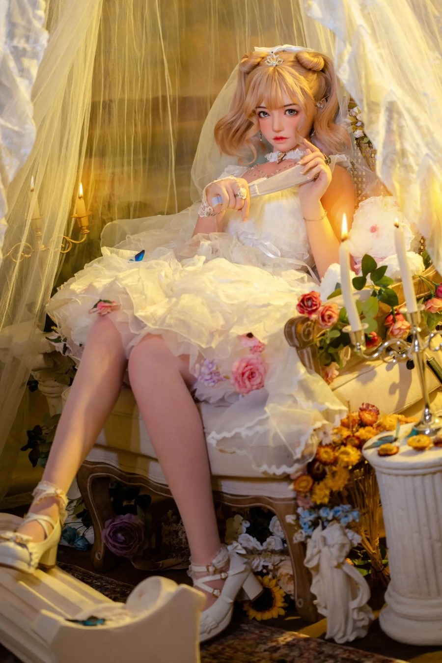 [Cast-Off] Real Life Size Full Silicone Action Figure (156cm) Oleander - Blue Dream Butterfly No. 1 Makeup Version By Bi Zhi Liang