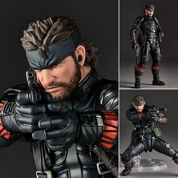Revoltech Amazing Yamaguchi Action Figure Naked Snake - Sneaking Suit Ver. Metal Gear Solid Delta: Snake Eater By Kaiyodo