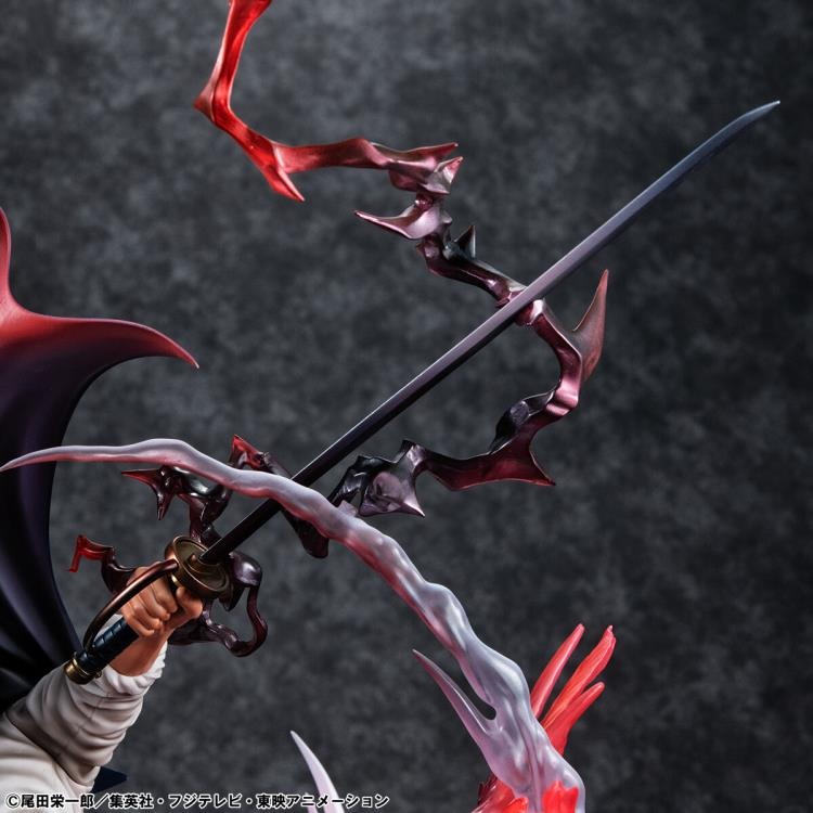Exclusive Figure One Piece Portrait of Pirates SA-MAXIMUM Red-Haired Pirates Captain Shanks - Kamusari Version BY MEGAHOUSE