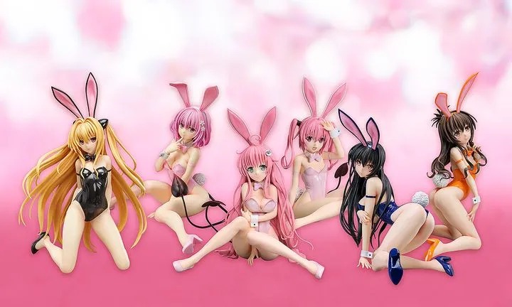 Scaled Figure 1/4 Lala Satalin Deviluke - Bare Leg Bunny Ver. To Love-Ru Darkness By FREEing